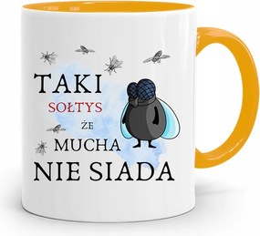 Sárga Legyező Bögre Nem Ül Ajándék fényképes nyomtatással