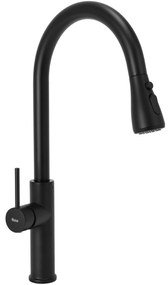 Konyhai csaptelep Rea Nest black mat