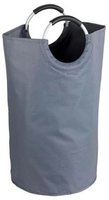 WENKO 3440803100 - JUMBO szennyeskosár 38x72 cm antracit/ezüst/fekete