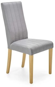 DIEGO 3 szék, szín: steppelt bársony Stripes - MONOLITH 85