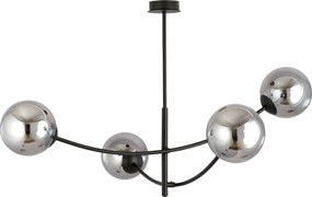 Emibig modern mennyezeti lámpa hunter fekete grafit emi1100/4