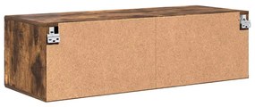 TV szekrény fiókkal Füstölt tölgy 100.5 x 39 x 30 cm Faanyag