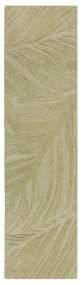 Zöld gyapjú futószőnyeg 60x230 cm Lino Leaf – Flair Rugs