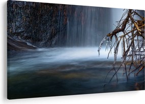 Egy téli lagúna képe (90x60 cm)