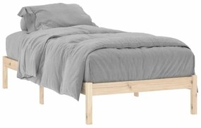 tömör fenyőfa ágykeret matrac nélkül 100x190 cm