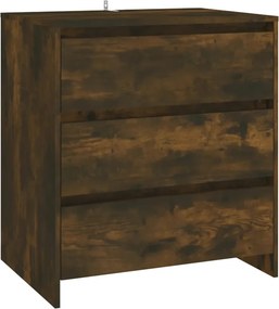 vidaXL sonoma tölgy színű szerelt fa tálalószekrény 70x41x75 cm