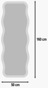 Aror White tükör 50 x 160 cm