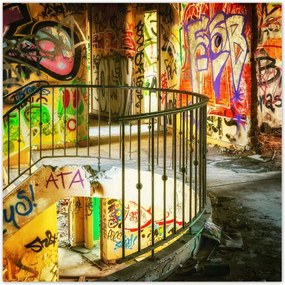 Poszterek 140x140 Graffitti Mural
