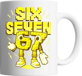 Bögre 330ml Six Seven 67 Steal A Brainrot Roblox Ajándék Név