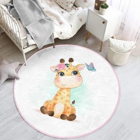 Fehér gyerek szőnyeg ø 120 cm Comfort – Mila Home