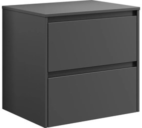 TRONDHEIM fürdőszobai szekrény 60 cm-es mosdóhoz, antracit