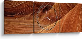 Kép - Vörös homok (órával) (90x30 cm)