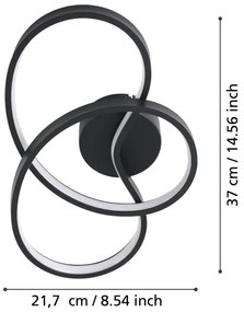 Eglo 900949 - LED Fali lámpa GIANELLA LED/14,5W/230V