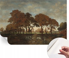 Dekoratív öntapadós fotótapéta Hálószobába Idilli tájkép 104x70