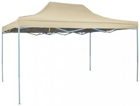 Összecsukható, felállítható sátor 3 x 4,5 m krémfehér