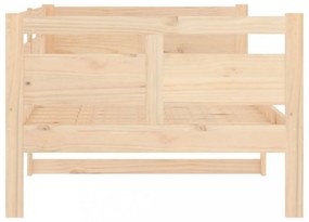 tömör fenyőfa kanapéágy 90x200 cm