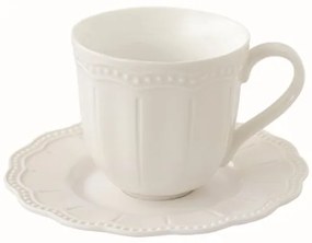 R2S.2886ELIW Porcelán eszpresszócsésze+alj 110ml, Elite white