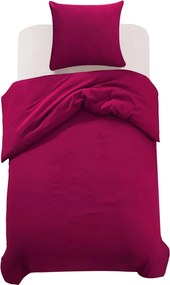 vidaXL burgundi ágyneműhuzat-garnitúra 155 x 220 / 80 x 80 cm