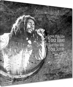 Vászonkép 90x90 Bob Marley koncert