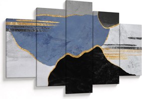 Kép - Texturált formák (150x105 cm)