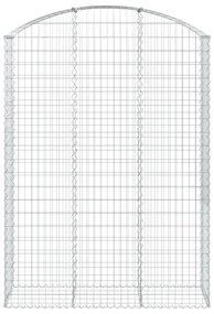 íves horganyzott vas gabion kosár 150x50x200/220 cm