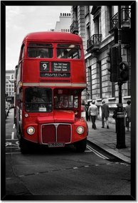 Poszterek keretben 40x60 Emeletes busz