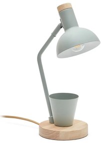 Mentazöld asztali lámpa fém búrával (magasság 37 cm) Katia – Kave Home