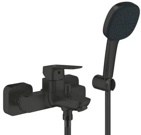 Kád csaptelep GROHE Cubeo zuhanyszettel együtt 150 mm fekete matt 1018142430