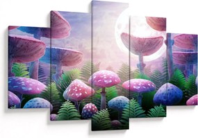 Kép - Gomba teliholdkor, grafika (150x105 cm)