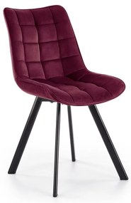 COMORO étkezőszék, 1 db, sötétvörös