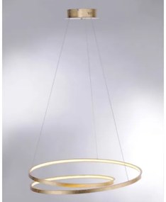 Paul Neuhaus 2474-12 - LED Dimmelhető csillár zsinóron ROMAN LED/40W/230V arany