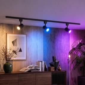 Philips - LED dimmelhető sínes spotlámpa EASYLINK 3xGU10/4,7W/230V 1m fekete