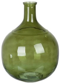Üveg Virágtartó váza 34 Zöld ACHAAR Beliani
