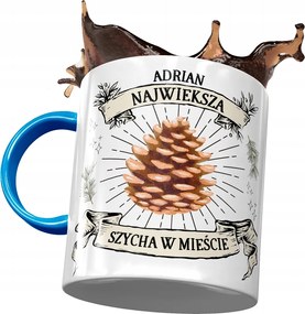 Kék bögre Adrian Férj Kolléga Ajándék Nyomtatott Fotóval