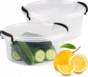 2,1 L-es uzsonnás doboz élelmiszer tárolására