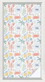 Konyhai Fürdőkád Ablakfólia Adatvédelem Tengeri motívumok 50x100