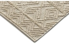 Krémszínű mosható kézi szövésű újrahasznosított pamut szőnyeg 80x120 cm Pamuk – Universal