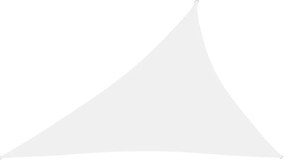 fehér háromszögű oxford-szövet napvitorla 4 x 5 x 6,4 m