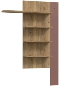 INAR fali polc, tölgy/barna