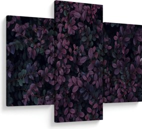 Sötétvörös levelek képe (90x60 cm)