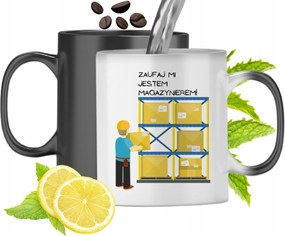 Mágikus Bögre Raktárosnak Színváltós, fényképes nyomattal