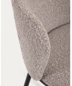 Szürke bárszék szett 2 db-os (ülésmagasság 65 cm) Ciselia – Kave Home