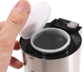 Érintésmentes folyékony szappanadagoló Donner Round 700 ml, matt rozsdamentes acél