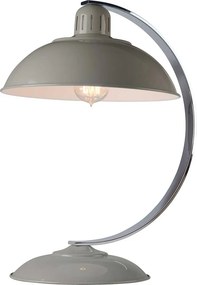 Elstead modern skandináv asztali lámpa franklin króm szürke elsfranklin-grey