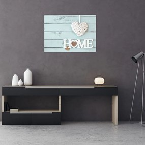 Kép - I love home (üvegen) (70x50 cm)