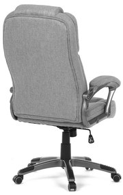 Szürke Szövet Irodai Főnöki Szék, Hinta Mechanikával. KA-C715 GREY2