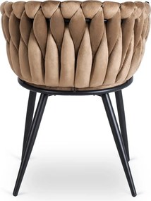 Bézs Bársony Étkezőszék ELENA