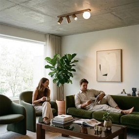 Brilagi - SELE BALL irányítható spotlámpa 3xGU10/30W/230V + 1xG9/10W bézs