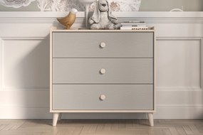Marla komód 90 cm - sivatagi homok / szürke palládium