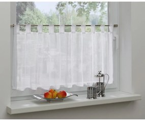 Fehér átlátszó függöny 48x140 cm - Gardinia